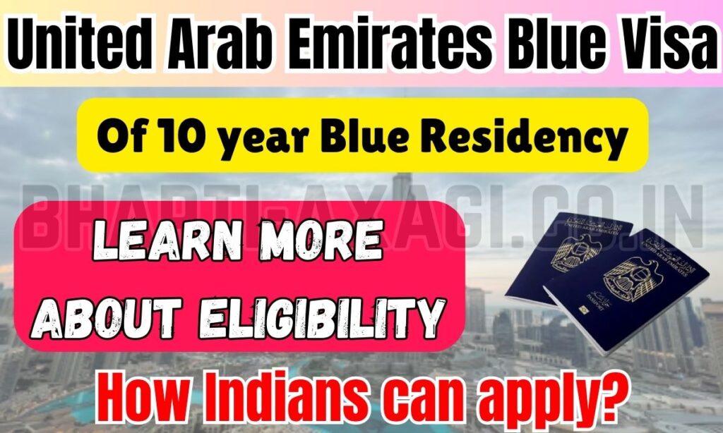UAE 10 year Blue Residency Visa 2025 - Learn more about Eligibility & How Indians can apply? 1 UAE 10 year Blue Residency Visa 2025